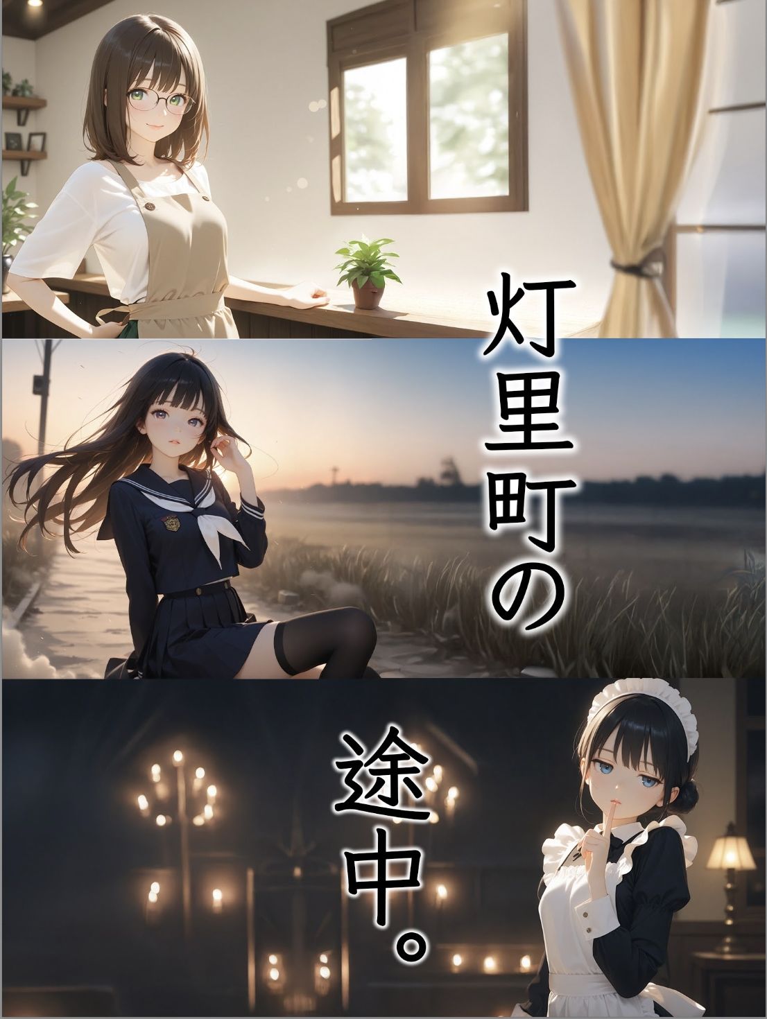 灯里町の途中〜素直になれない幼馴染、無自覚な献身、琥珀色の奉仕〜 サンプル1ページ目