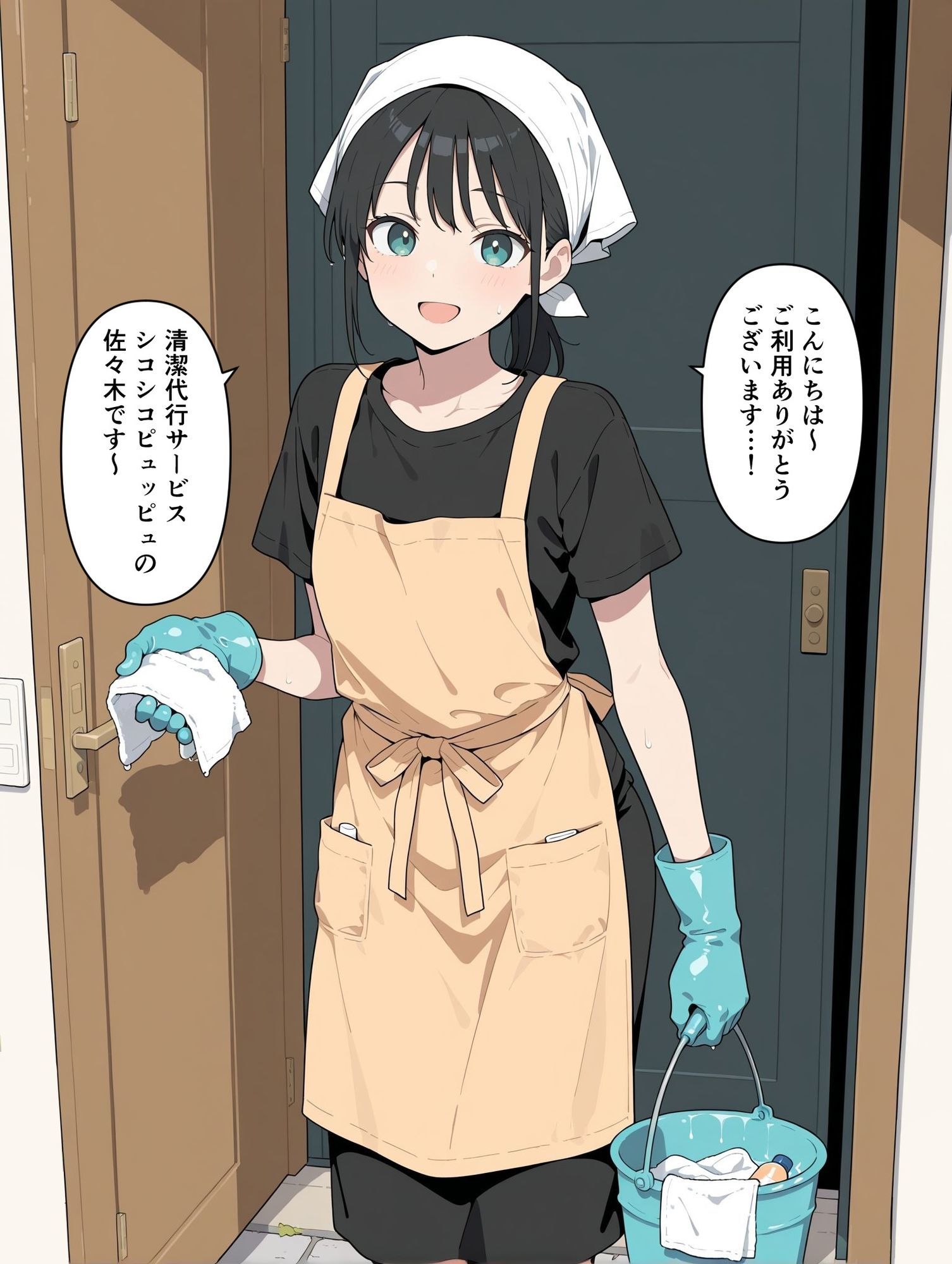 おちんちん清掃業者 サンプル1ページ目