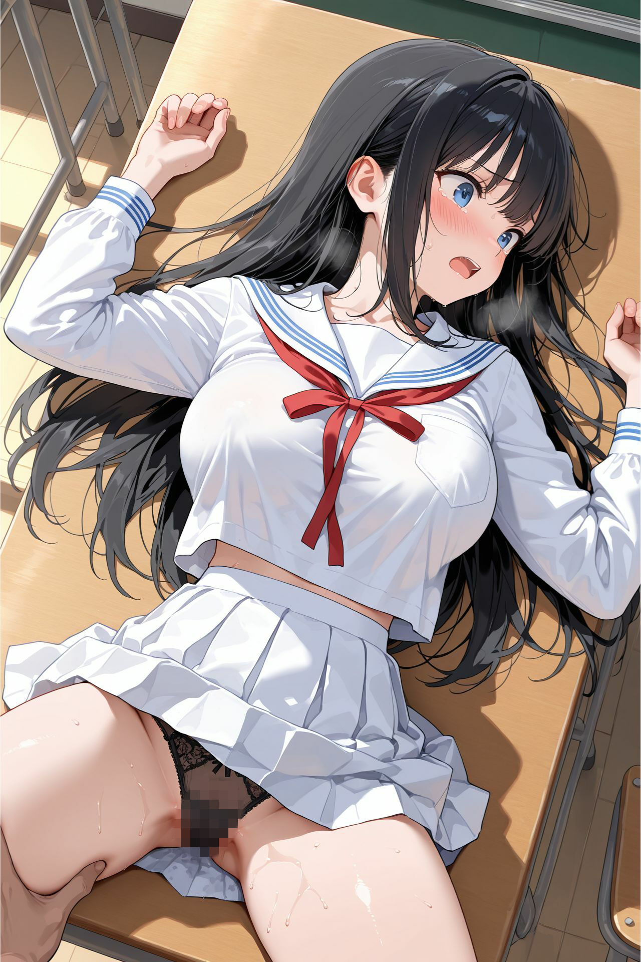 生意気な黒髪清楚JKの遠隔ローター屈服シリーズ サンプル2ページ目