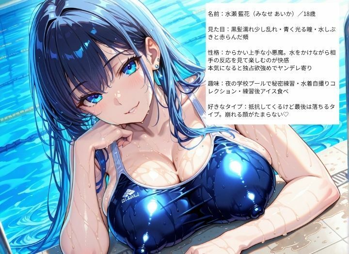 巨乳スク水水泳部と禁断のプライベートレッスン サンプル1ページ目