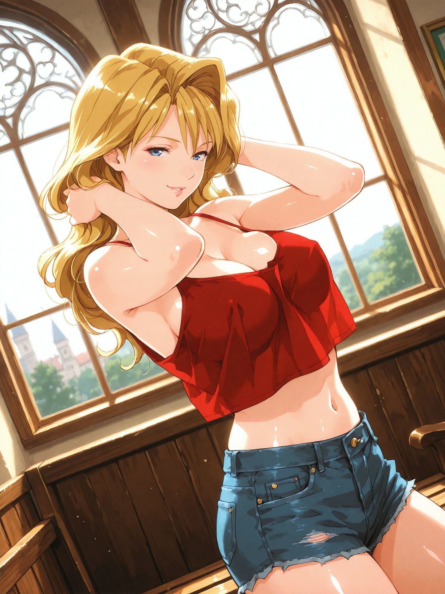 スーパー脱衣麻雀:Re【PVI:クリス・ガ〇ランド編】 サンプル1ページ目