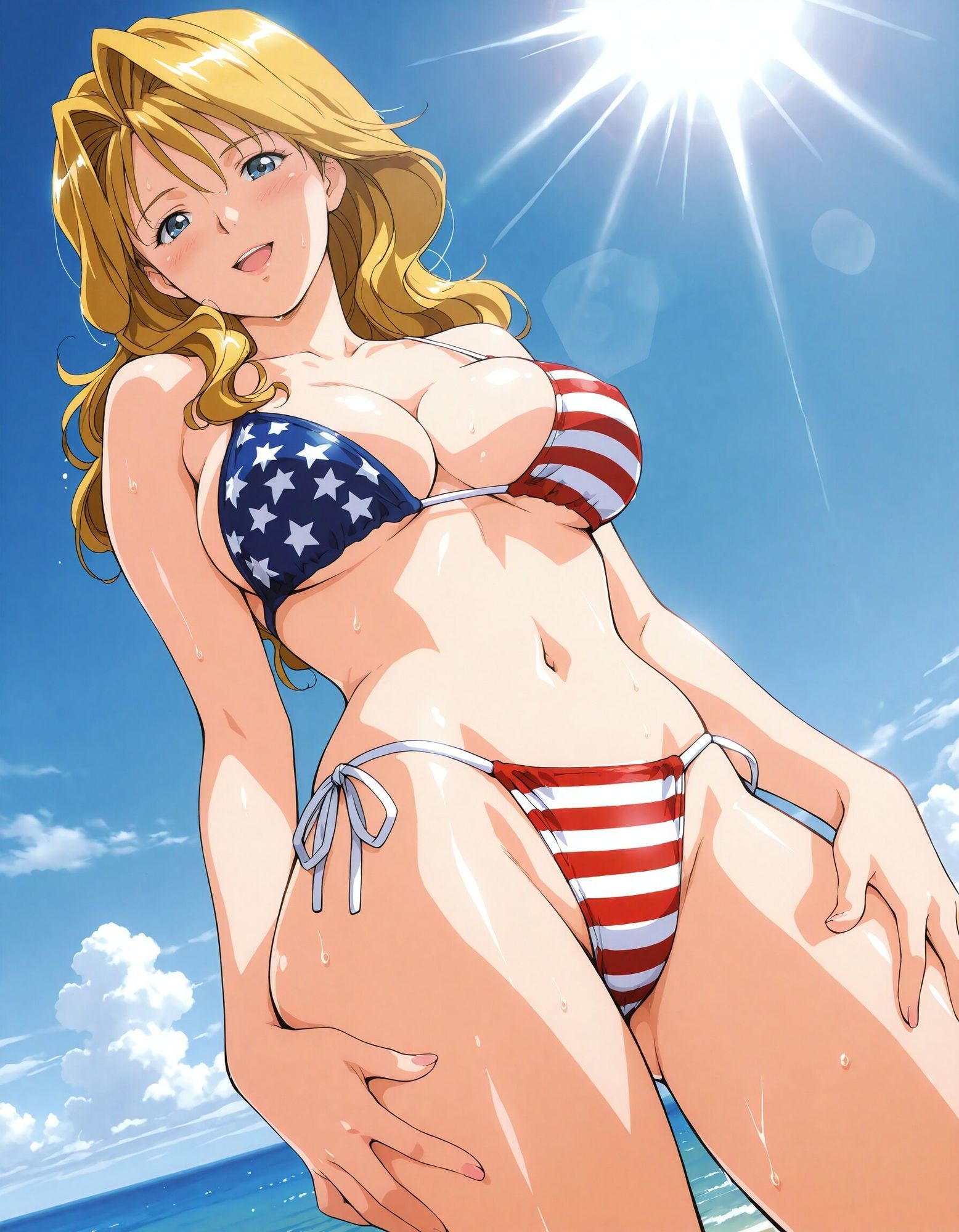 スーパー脱衣麻雀:Re【PVI:クリス・ガ〇ランド編】 サンプル2ページ目