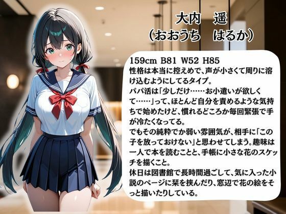 パパ活女子校生の秘密の性交記録No.1はるか サンプル1ページ目