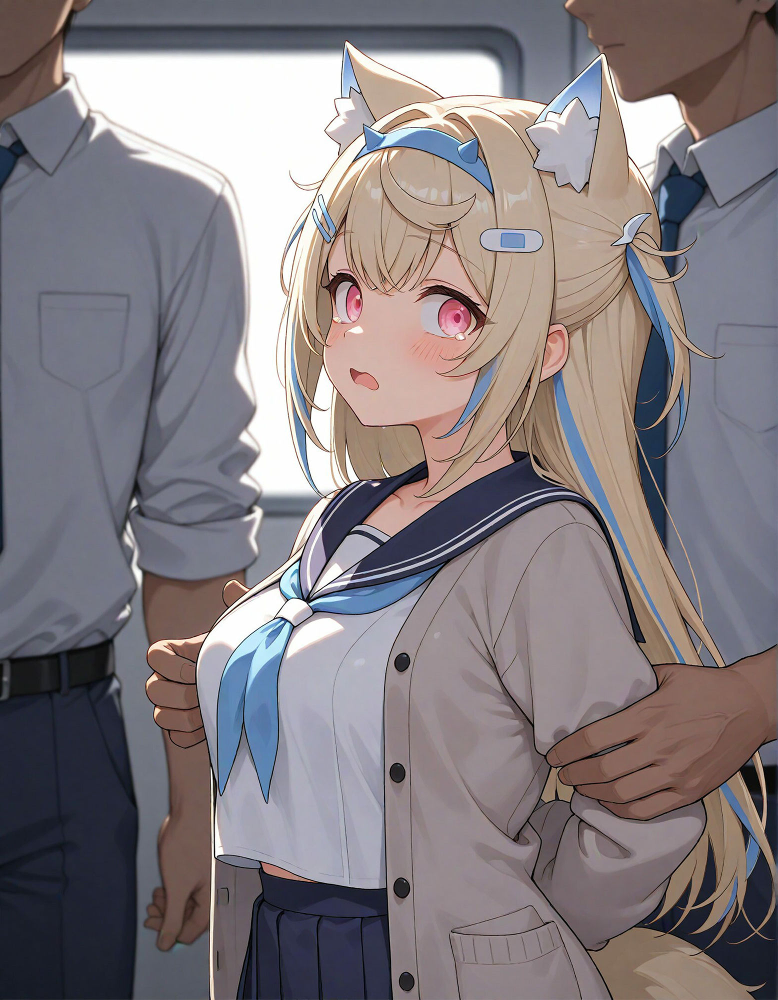 痴●電車 犯●れた少女 フ●ワ・アビスガ●ド編 サンプル9ページ目