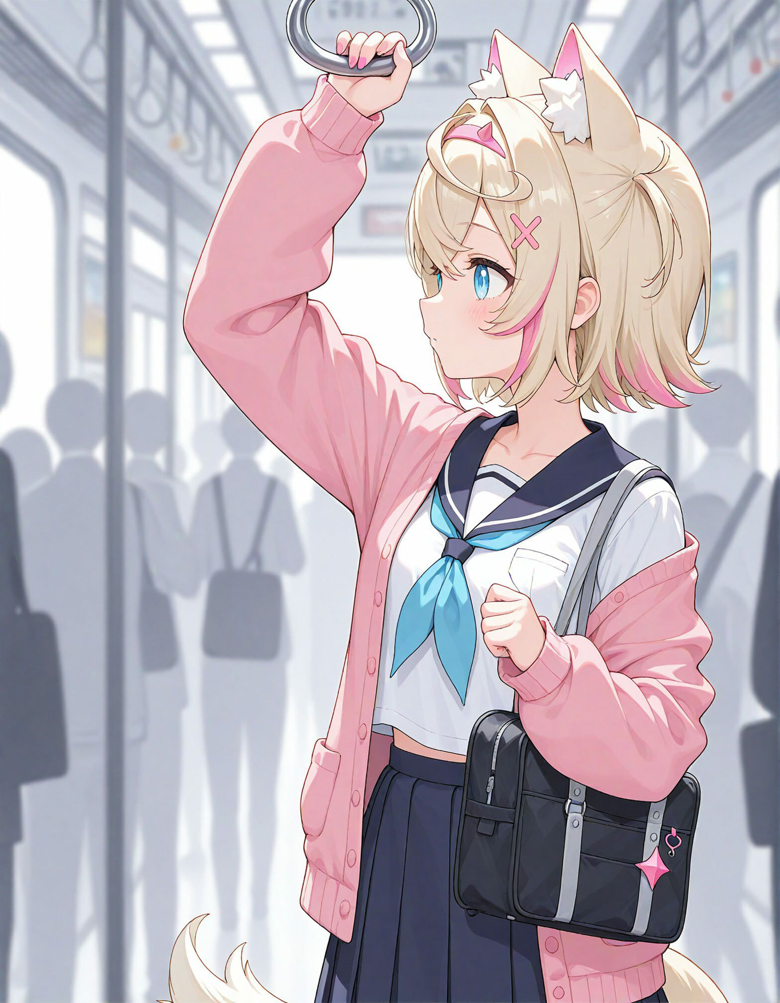 痴●電車 犯●れた少女 モ●コ・アビスガ●ド編 サンプル2ページ目