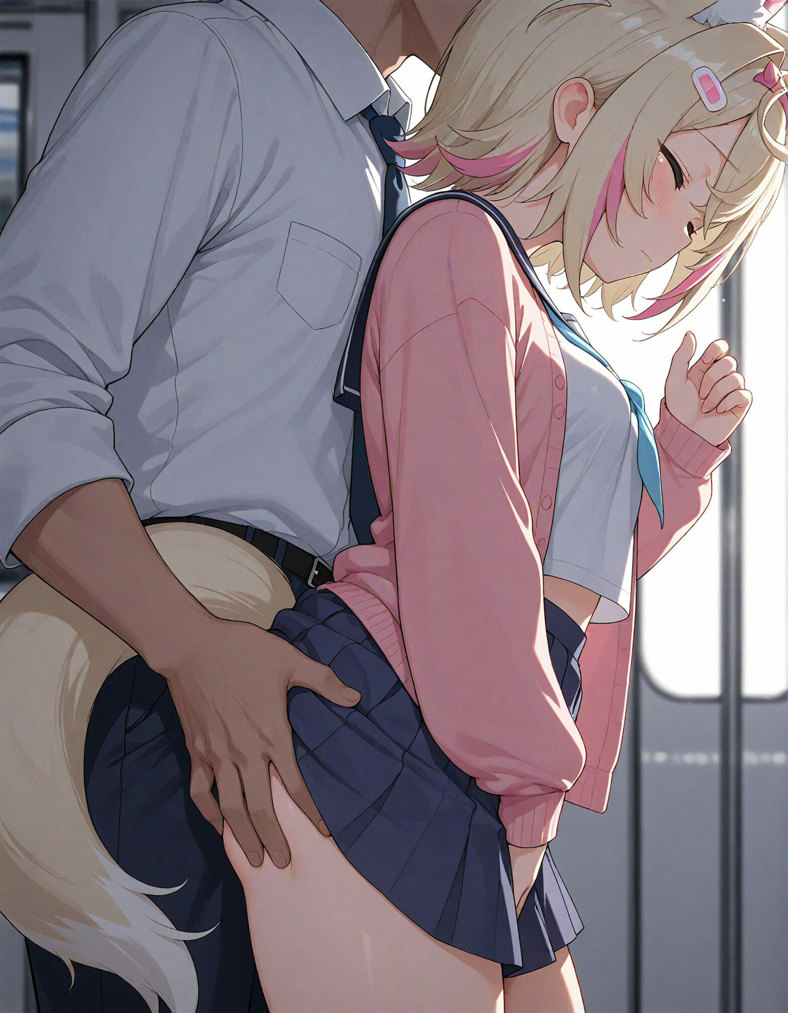 痴●電車 犯●れた少女 モ●コ・アビスガ●ド編 サンプル6ページ目