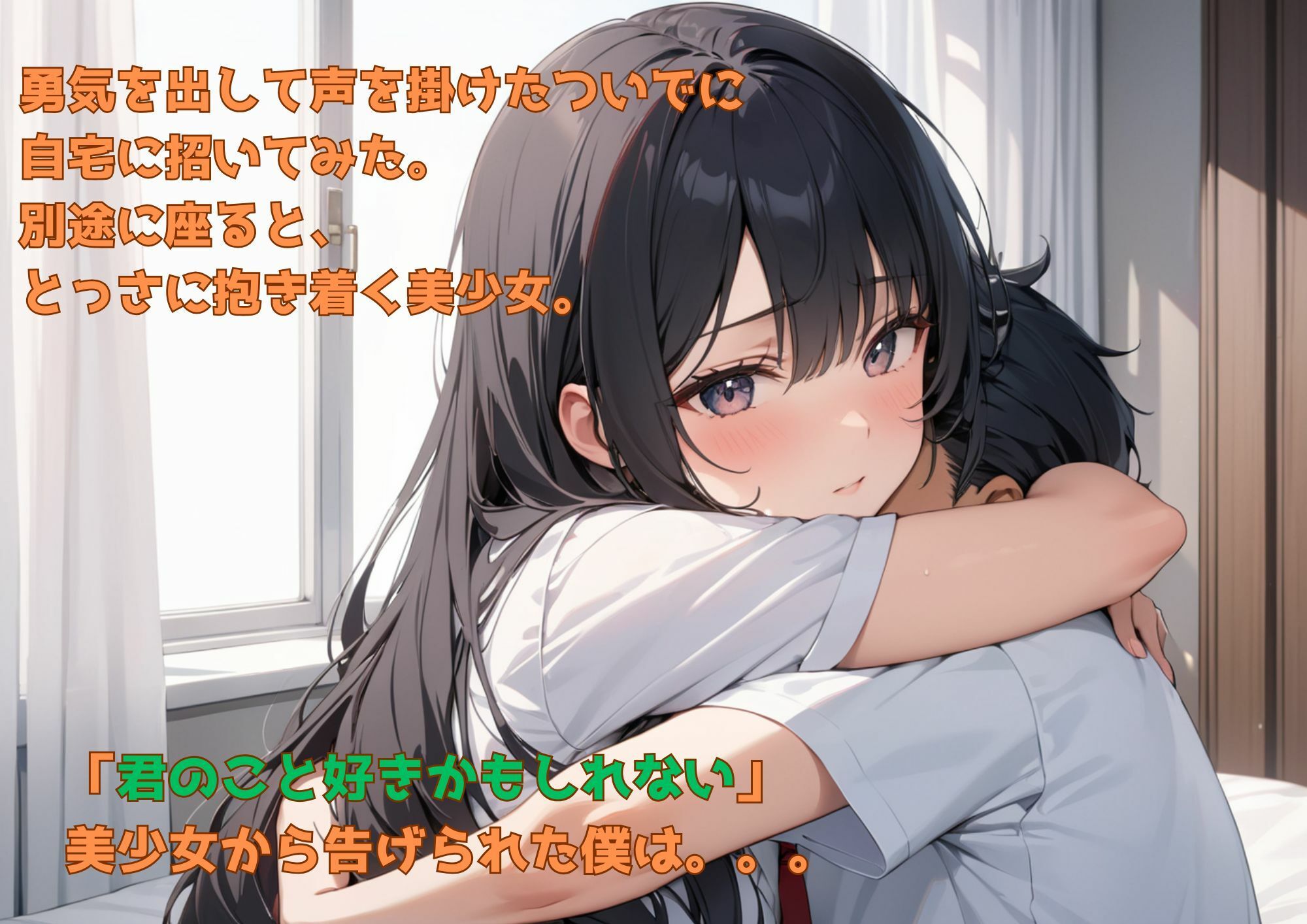 清楚な美少女なのに裏ではま〇こを広げて喘ぐビッチだった件 サンプル3ページ目