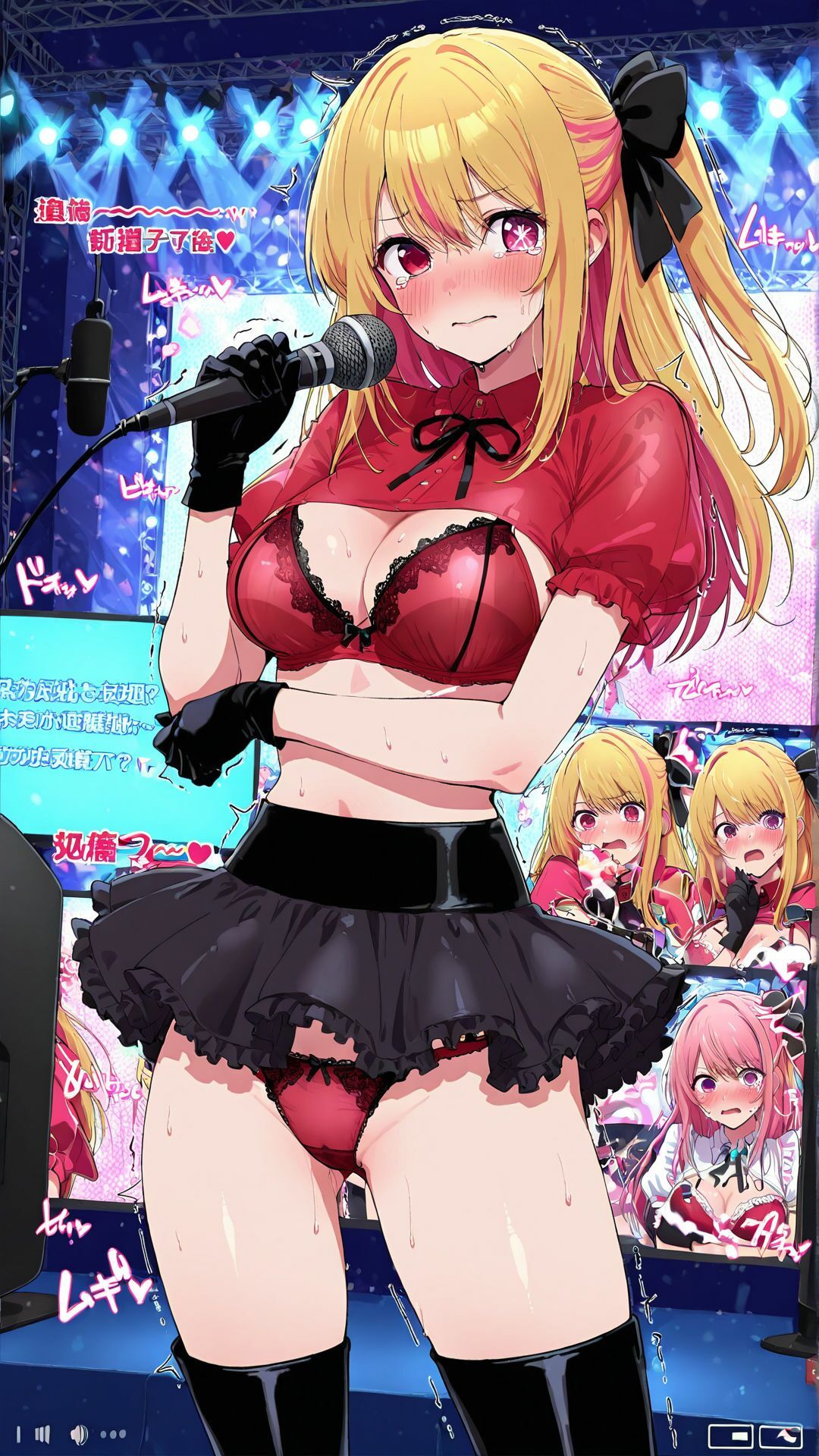 強●羞恥配信〜推し〇子編〜 サンプル6ページ目