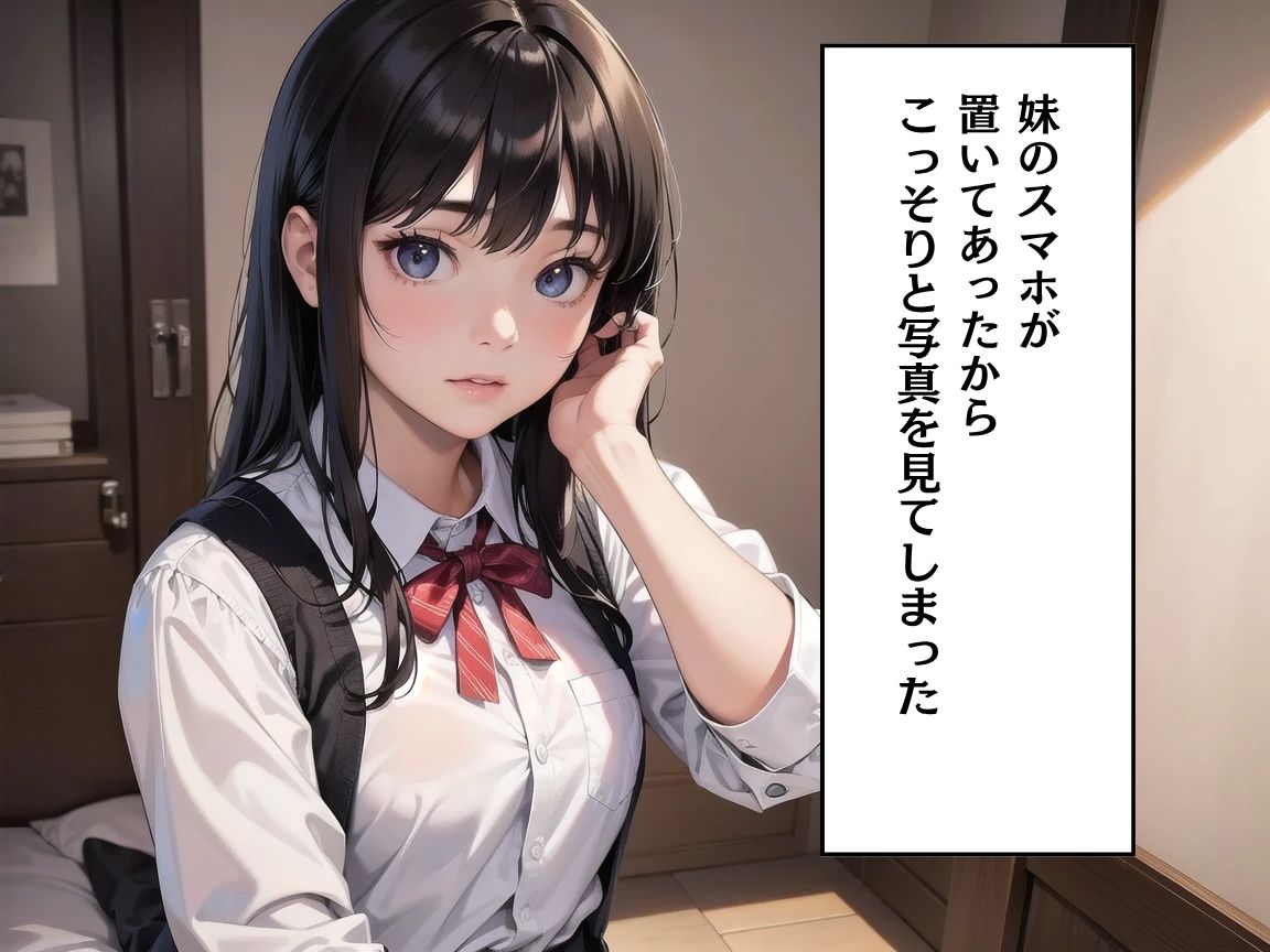 妹のスマホをこっそり見たら実はとんでもないドスケベだった件 1 サンプル1ページ目