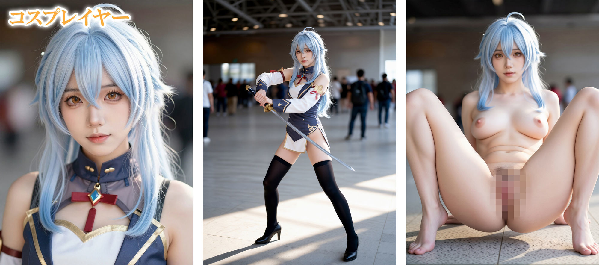 顔面フェチ  美少女達のドアップエロ顔  パパカツ女子  新体操  キャンペンガール  コスプレイヤー サンプル9ページ目