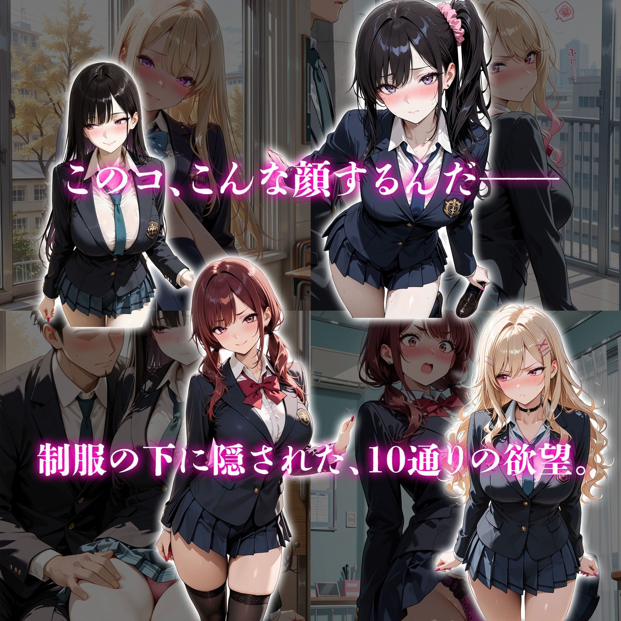 ギャルJK達を欲望のままに  射精し放題の濃厚女学園 サンプル4ページ目