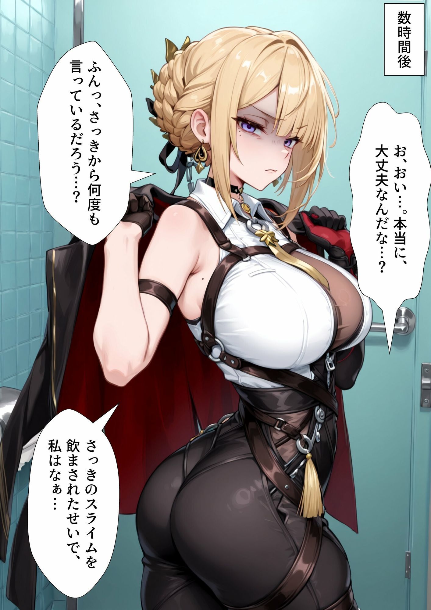 TS2作品セット8（【人格改変】クール美人なアイドルの護衛をチンポ大好き変態女に…・【入れ替わり】爆乳卓球女子と入れ替わり、スケベが大好きに…） サンプル3ページ目