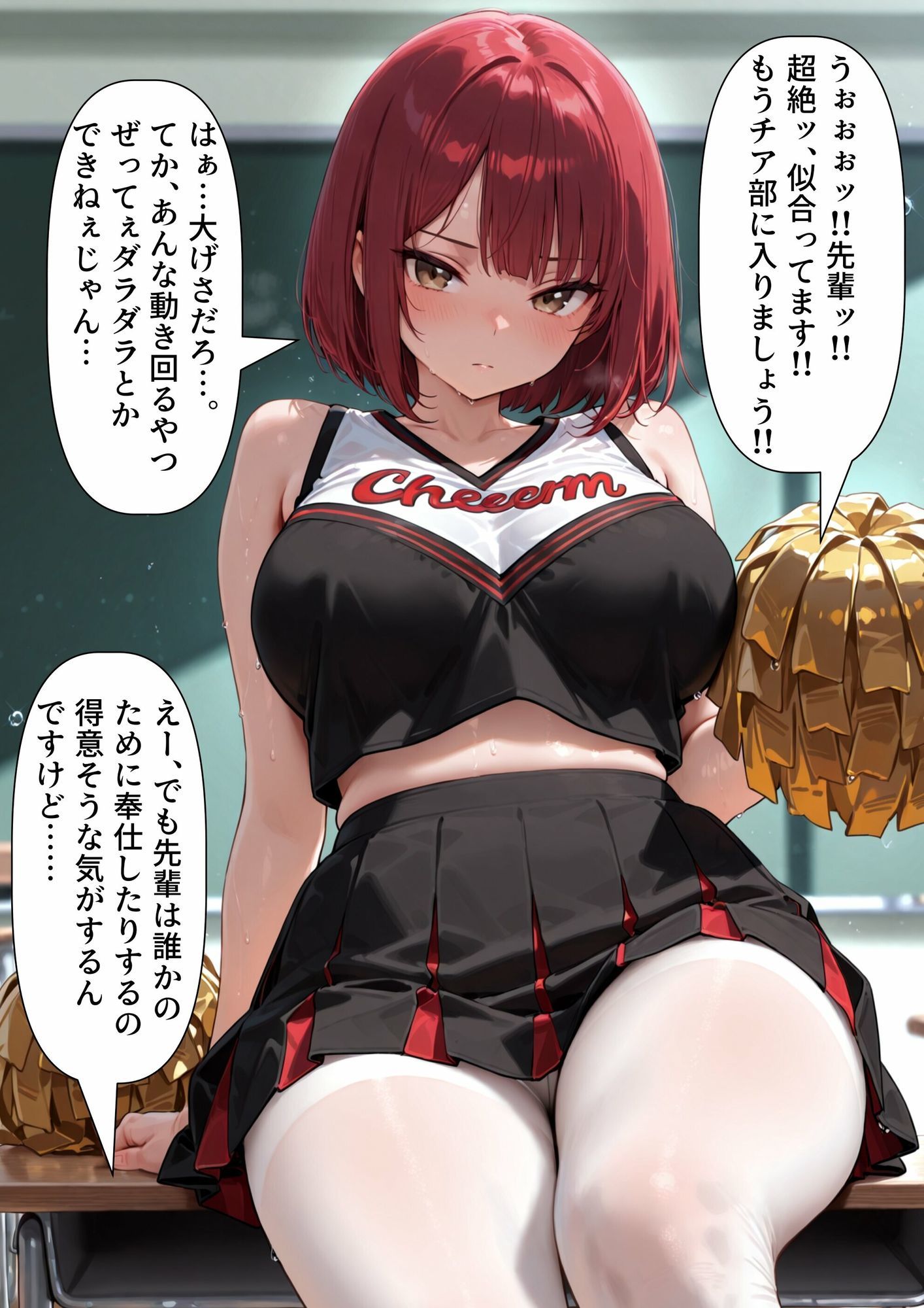 TS2作品セット8（【人格改変】クール美人なアイドルの護衛をチンポ大好き変態女に…・【入れ替わり】爆乳卓球女子と入れ替わり、スケベが大好きに…） サンプル10ページ目
