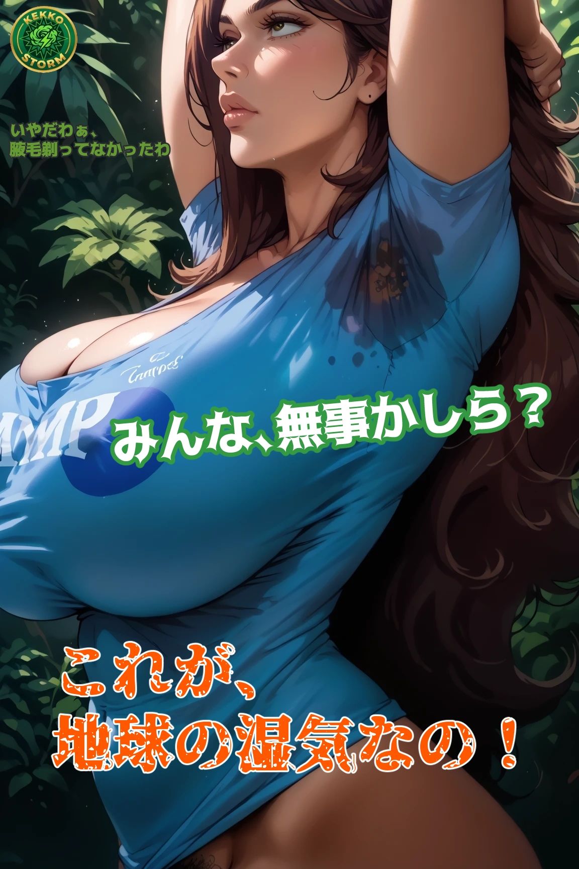 腋汗女03 サンプル1ページ目