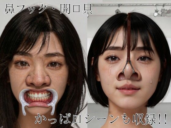 規格外の巨鼻〜屈辱の鼻フックに堕ちる巨鼻女性たち〜 サンプル3ページ目