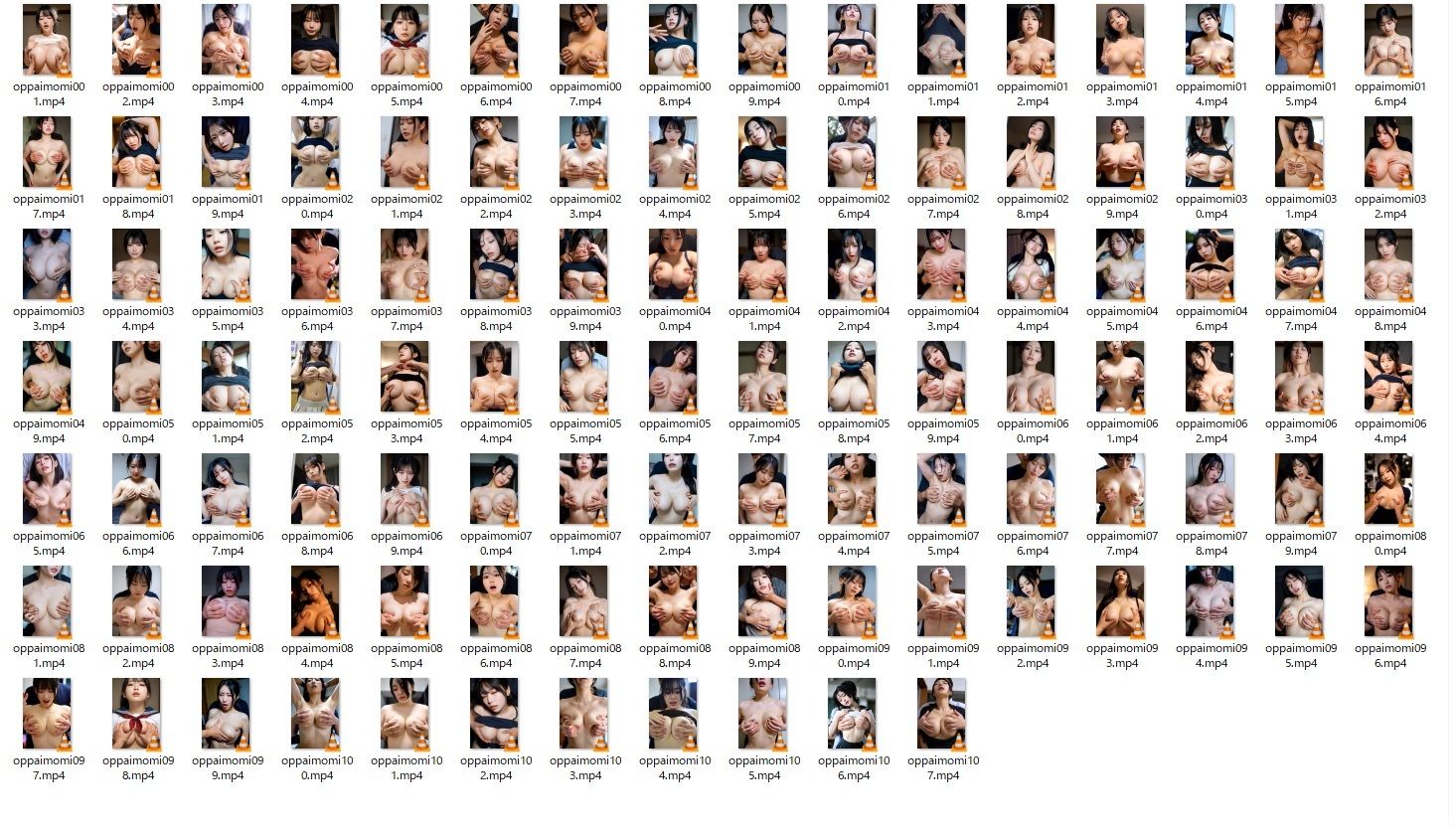 美女のおっぱいモミモミ集  美女ぱい100人分編 サンプル1ページ目