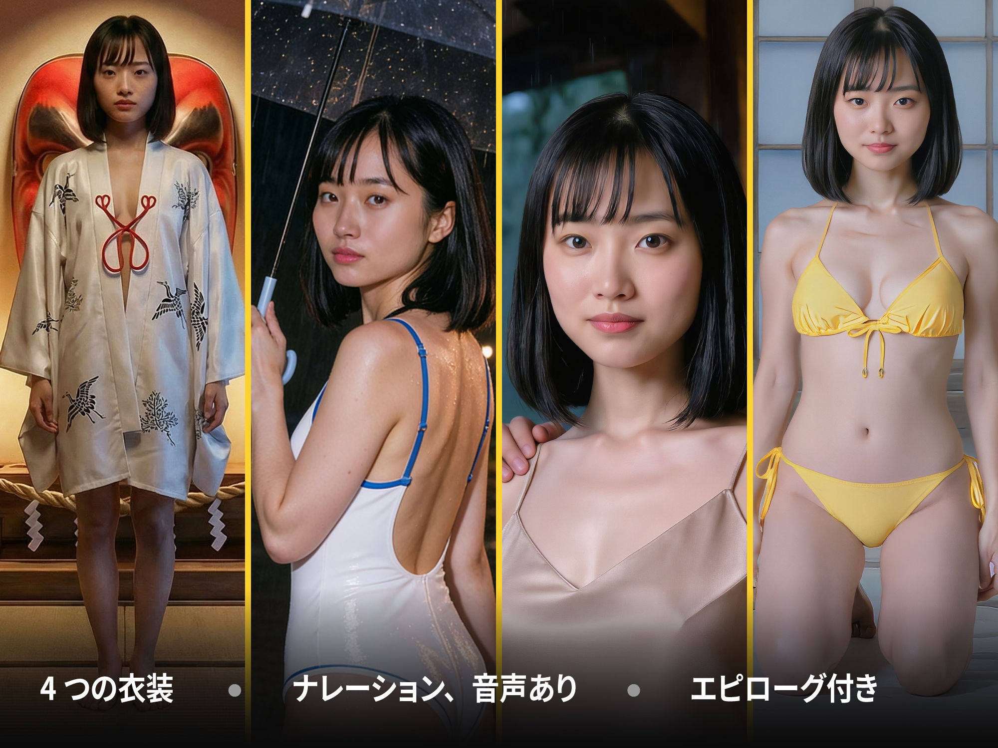 人工雨の性宴 サンプル3ページ目