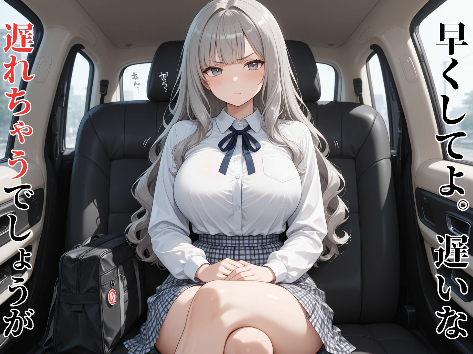 女子校生、タクシー運転手に拉致されレ●プ→快楽堕ち サンプル1ページ目