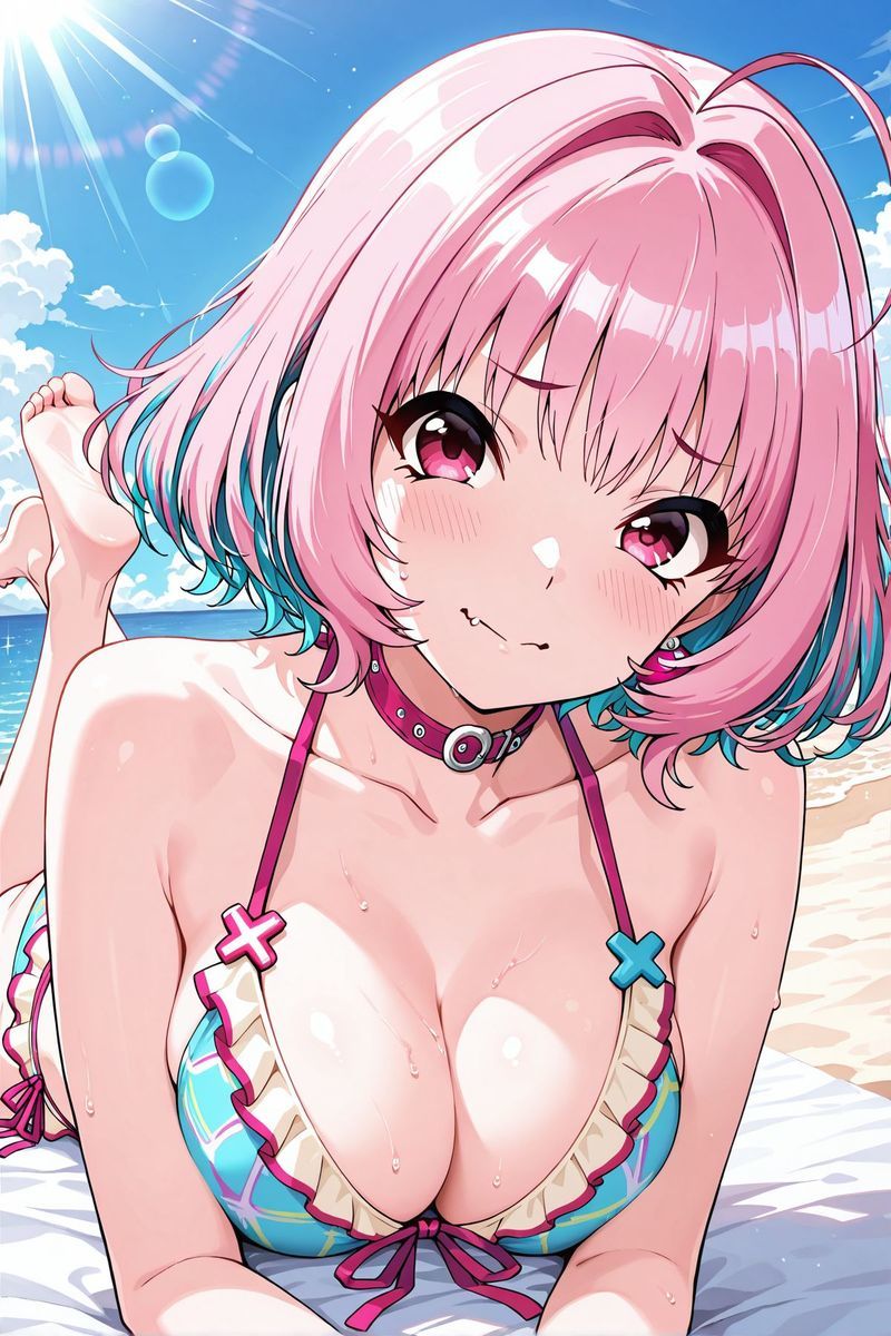 アイドル○スター 水着に着替えたら7 サンプル7ページ目