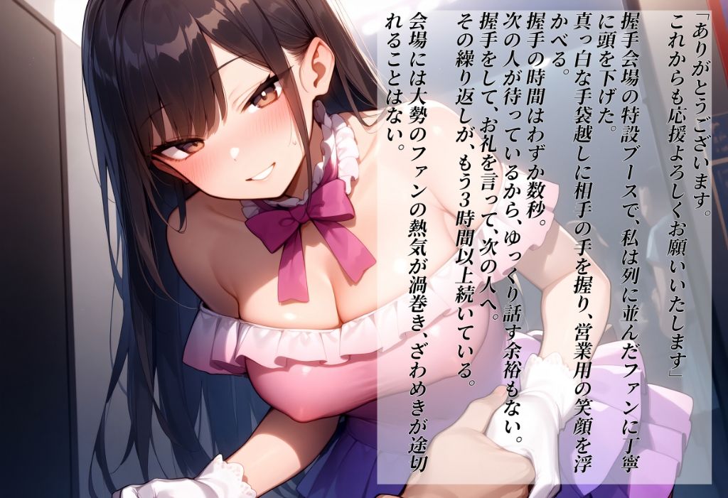 潔癖症のアイドルが催●で快楽に堕ちていく話 サンプル2ページ目