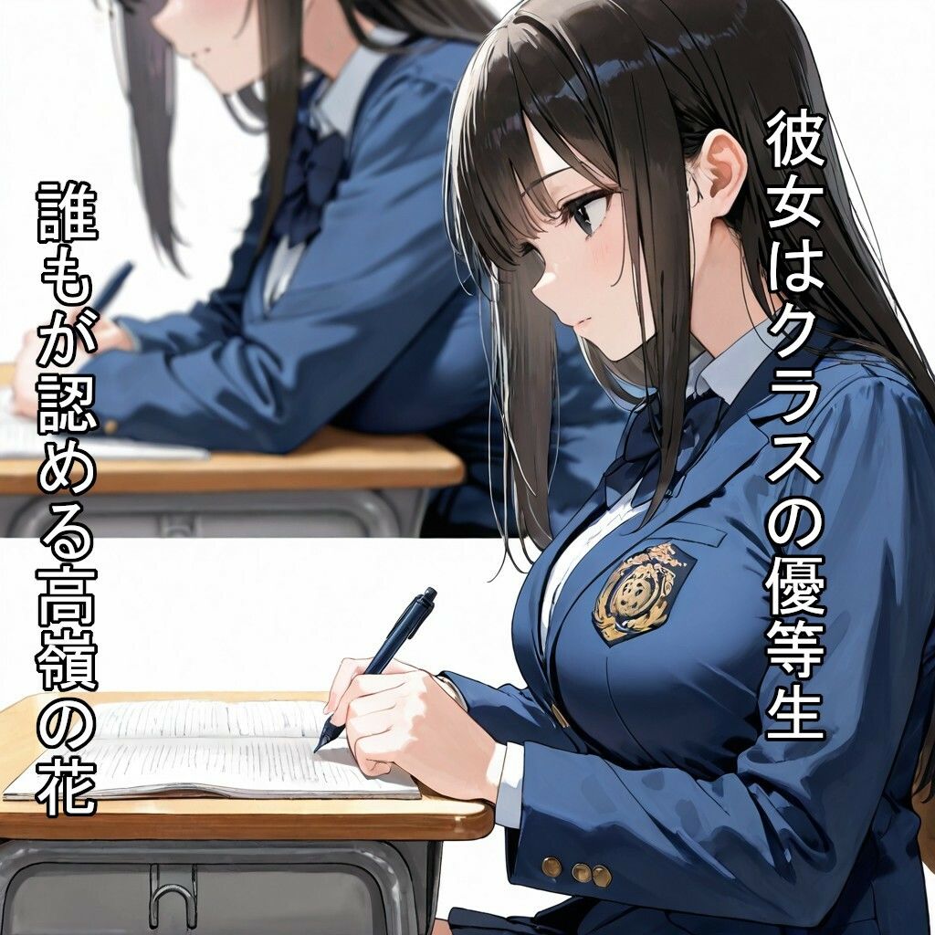 【制服】高嶺の花と過ごすナイショの時間 サンプル1ページ目