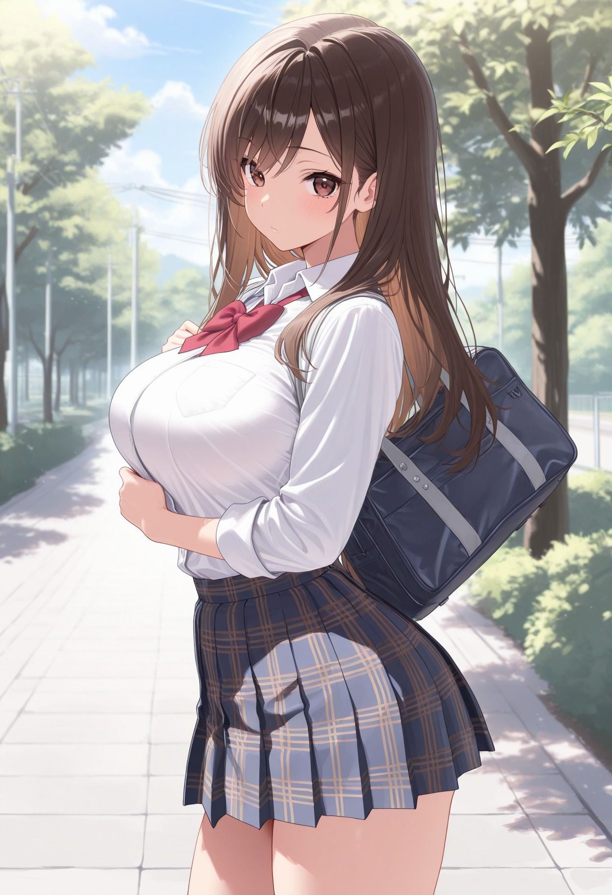 巨乳女子校生  子宮直撃連続中出し サンプル1ページ目