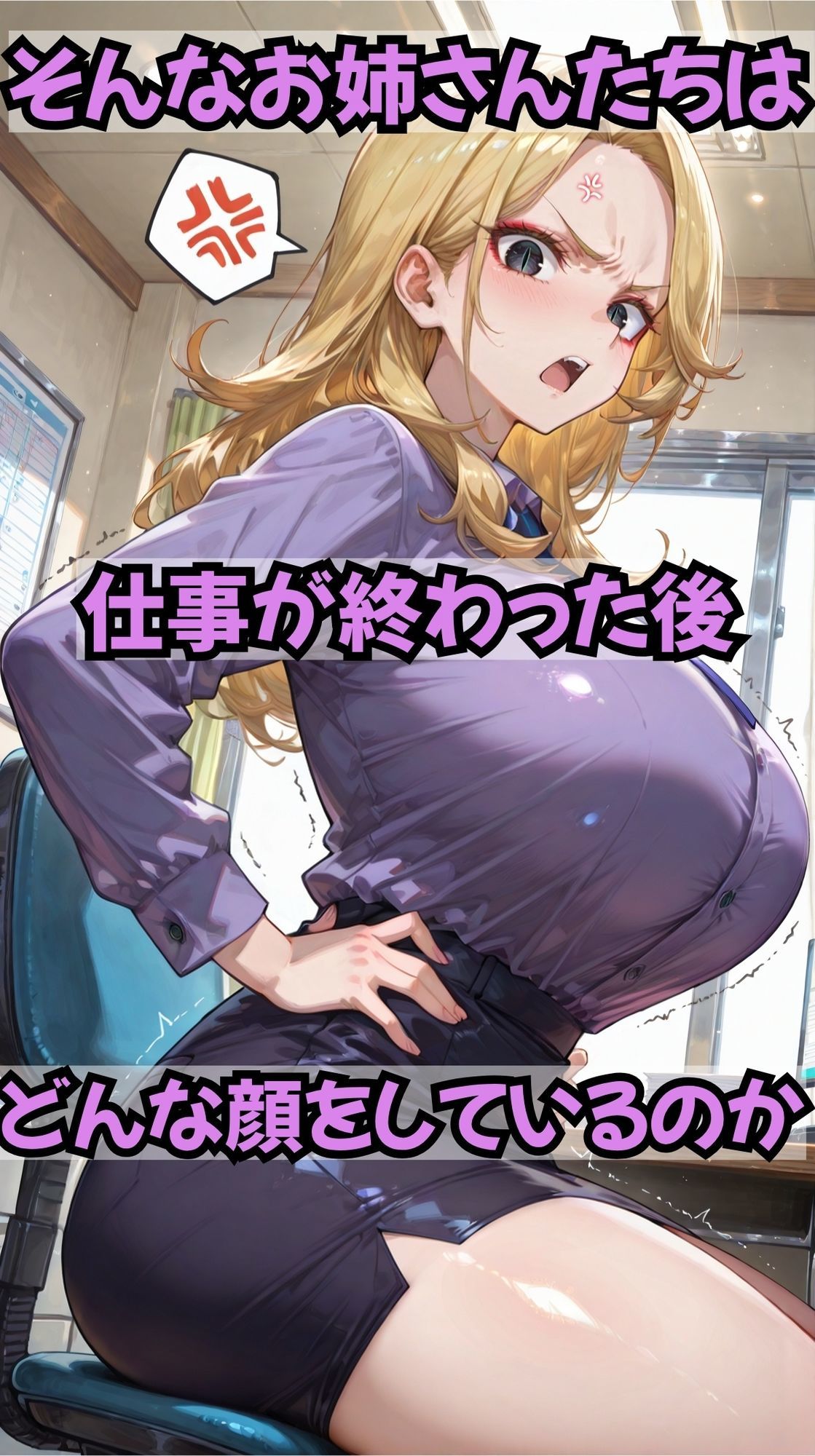 働くお姉さんは仕事が終わったら・・・ サンプル2ページ目