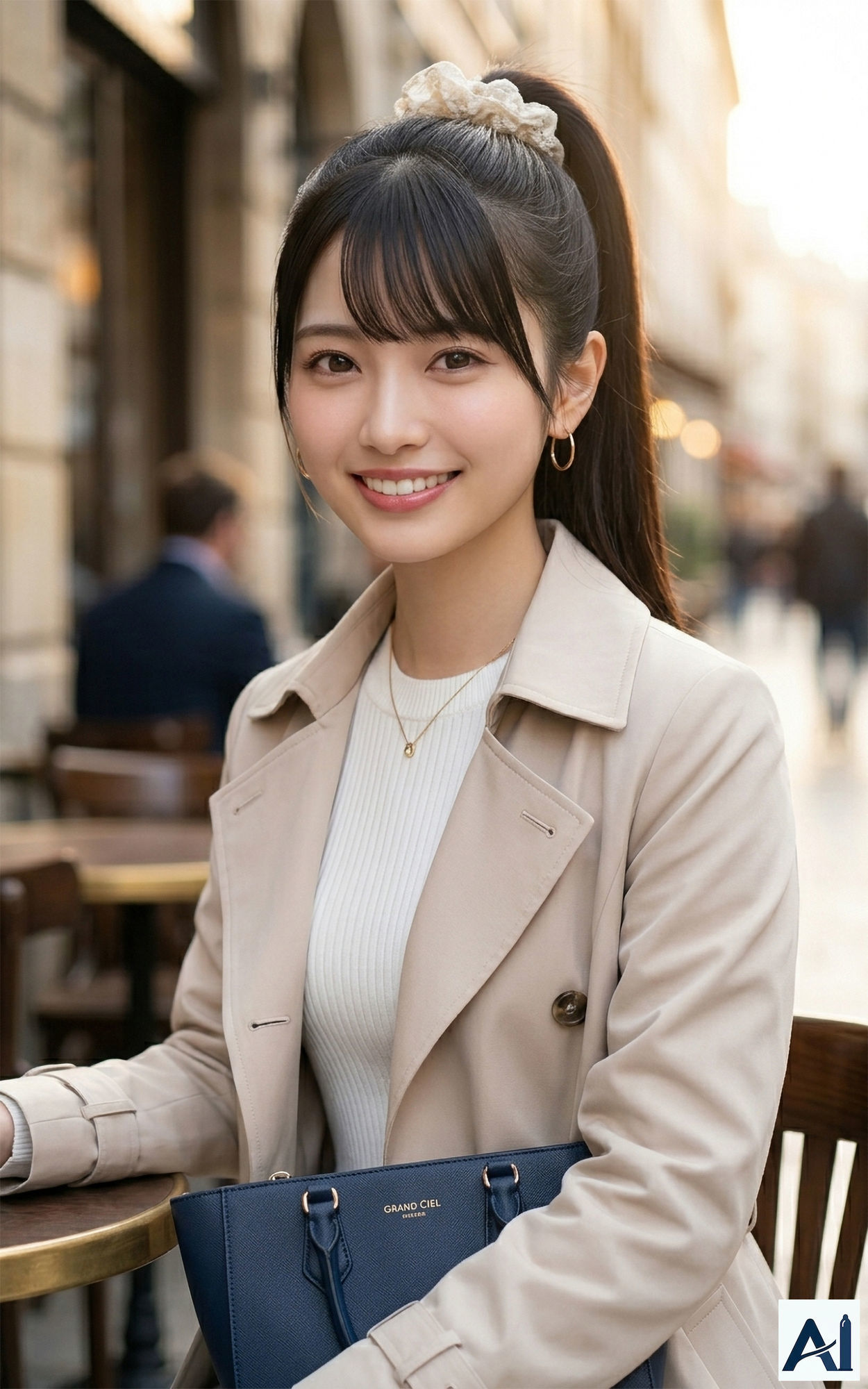 ［AI写真集］ AIC-Photo 背徳のV Premier 01:いろは（彩葉）「月曜の庶務」完全解禁版 サンプル1ページ目