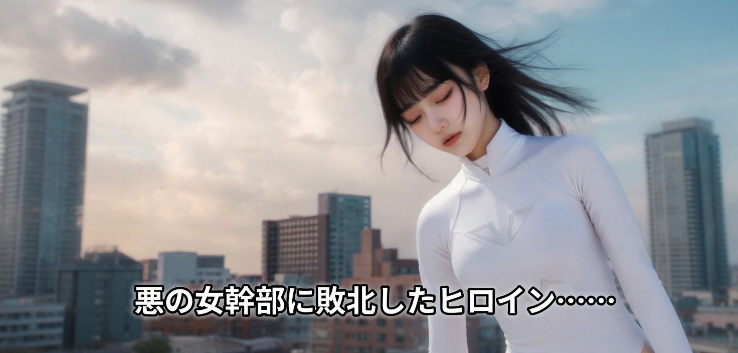 洗脳マシンでヒロインが悪の女幹部のものへと変わる話 サンプル1ページ目