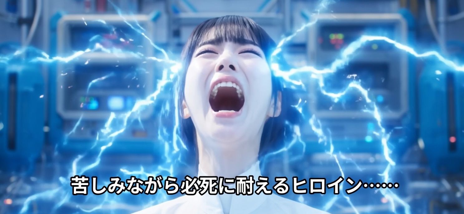 洗脳マシンでヒロインが悪の女幹部のものへと変わる話 サンプル4ページ目