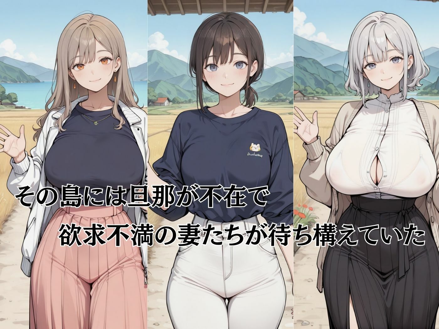 夫人島 旦那の代わりを探す妻たち サンプル2ページ目