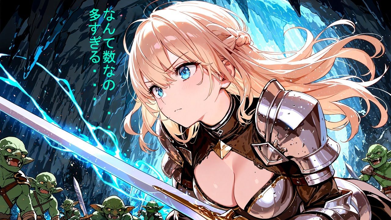 女騎士リリス 1 -ゴブリンの凌●- サンプル2ページ目