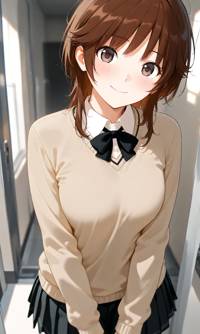 着替え中の梨穂子ちゃんにハプニング サンプル1ページ目