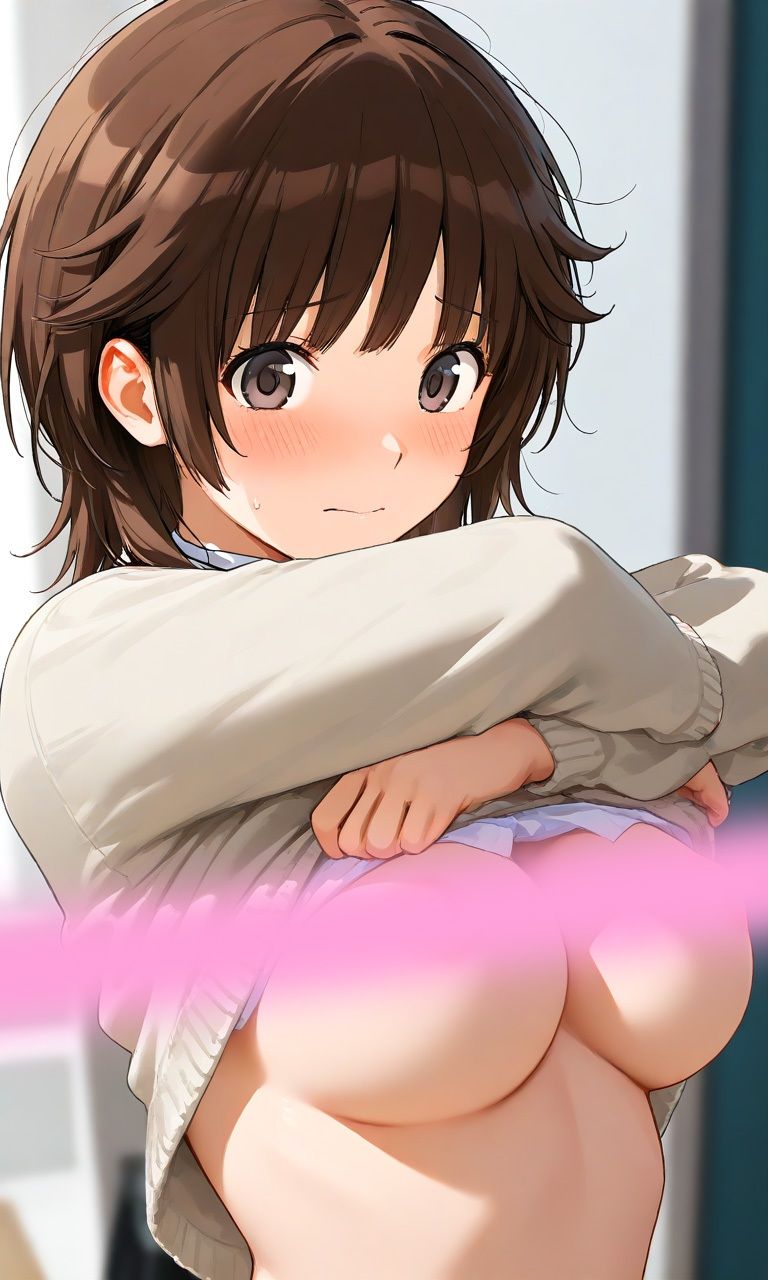 着替え中の梨穂子ちゃんにハプニング サンプル3ページ目