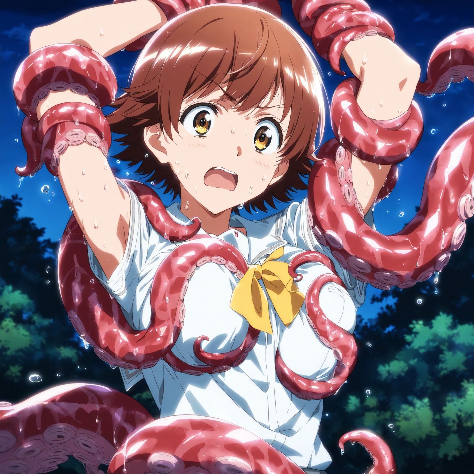 触手イラマ凛未央卯月 サンプル3ページ目