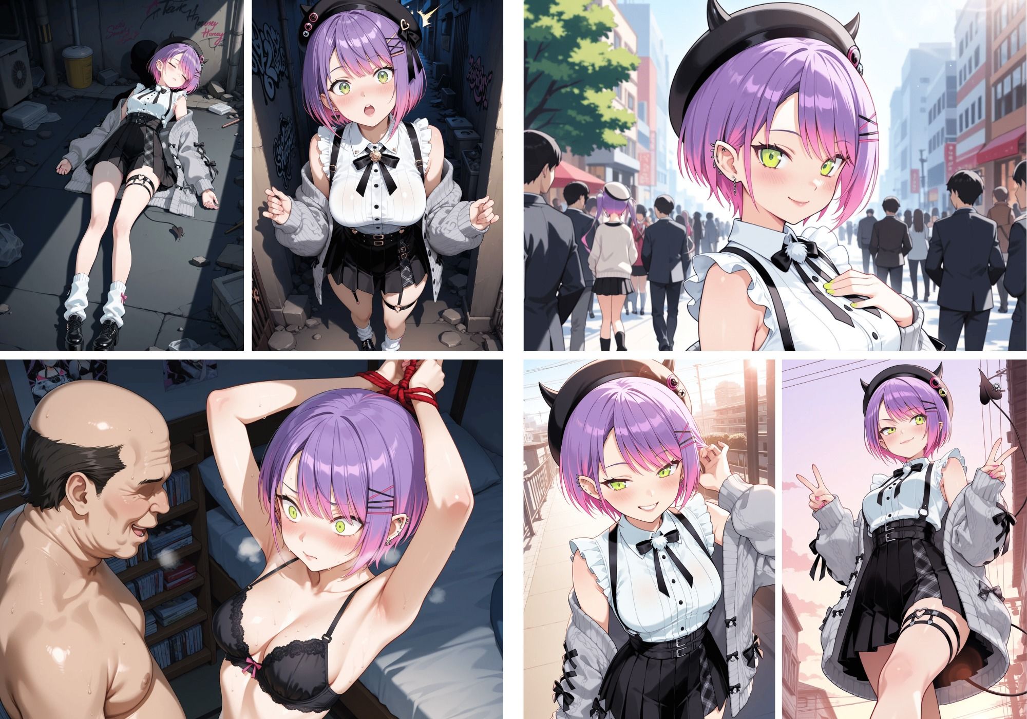 おじさんにお持ち帰りされた常闇ト〇 サンプル1ページ目