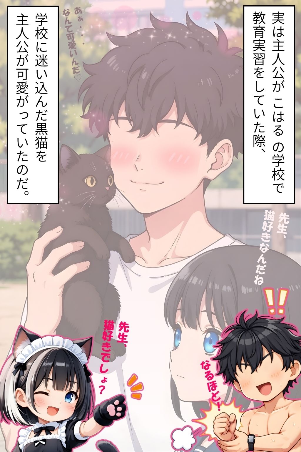 私のはじめて、先生にあげるね（はーと）番外編 〜 猫好き先生を朝から誘惑！元教え子の猫耳メイドがにゃんにゃんご奉仕 〜 サンプル4ページ目