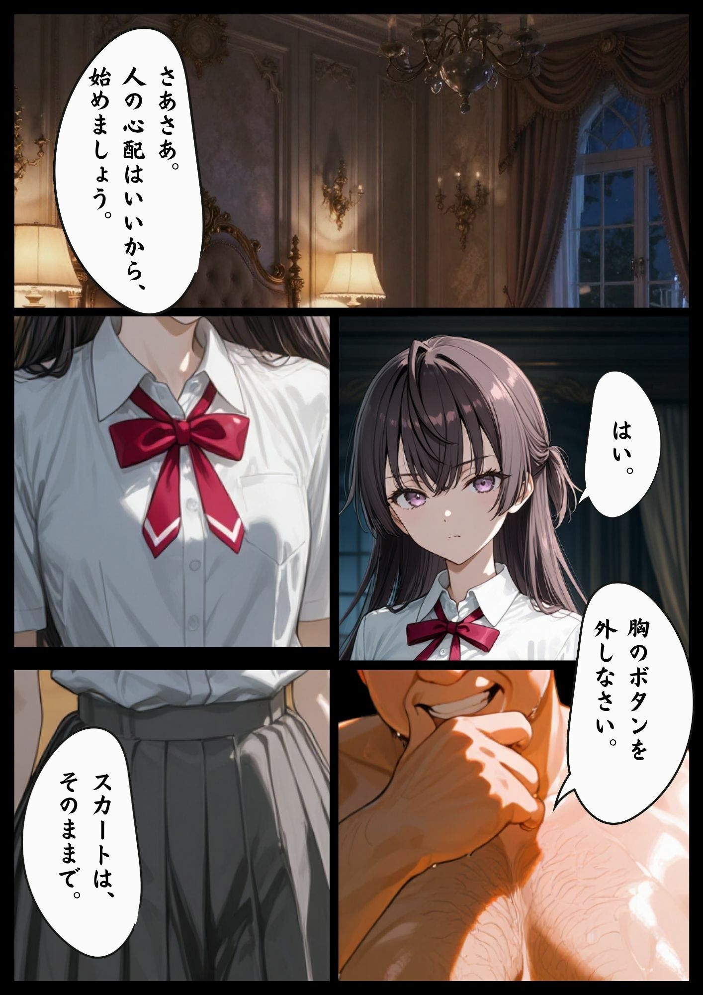「漫画仕立て」ご令嬢の枕日記 サンプル6ページ目