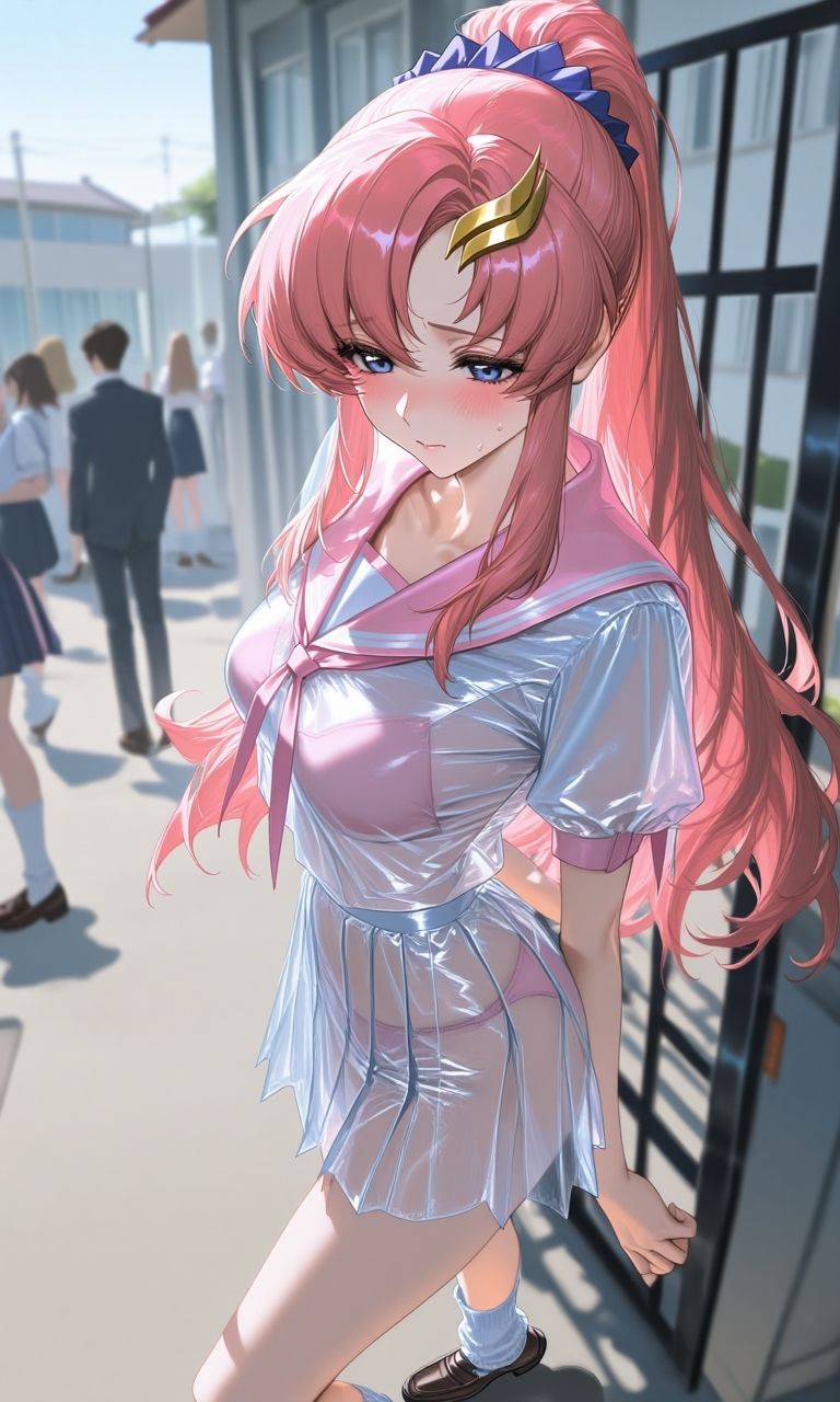 ラ〇ス・クライン  スケスケセーラー服でHな日常 サンプル1ページ目