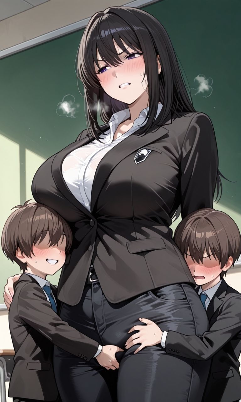 デスノ●トの女の子たちが年下の男の子に乱暴されるCG集 サンプル2ページ目
