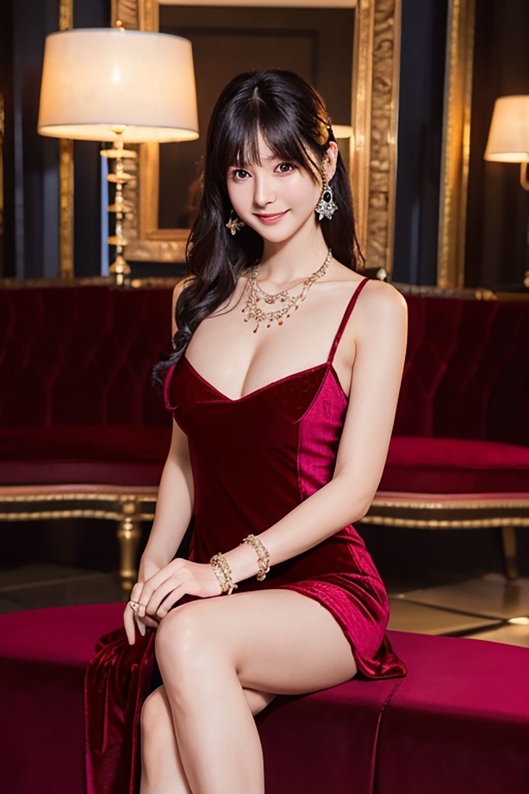 AI Night Lounge Beauty 5 サンプル7ページ目