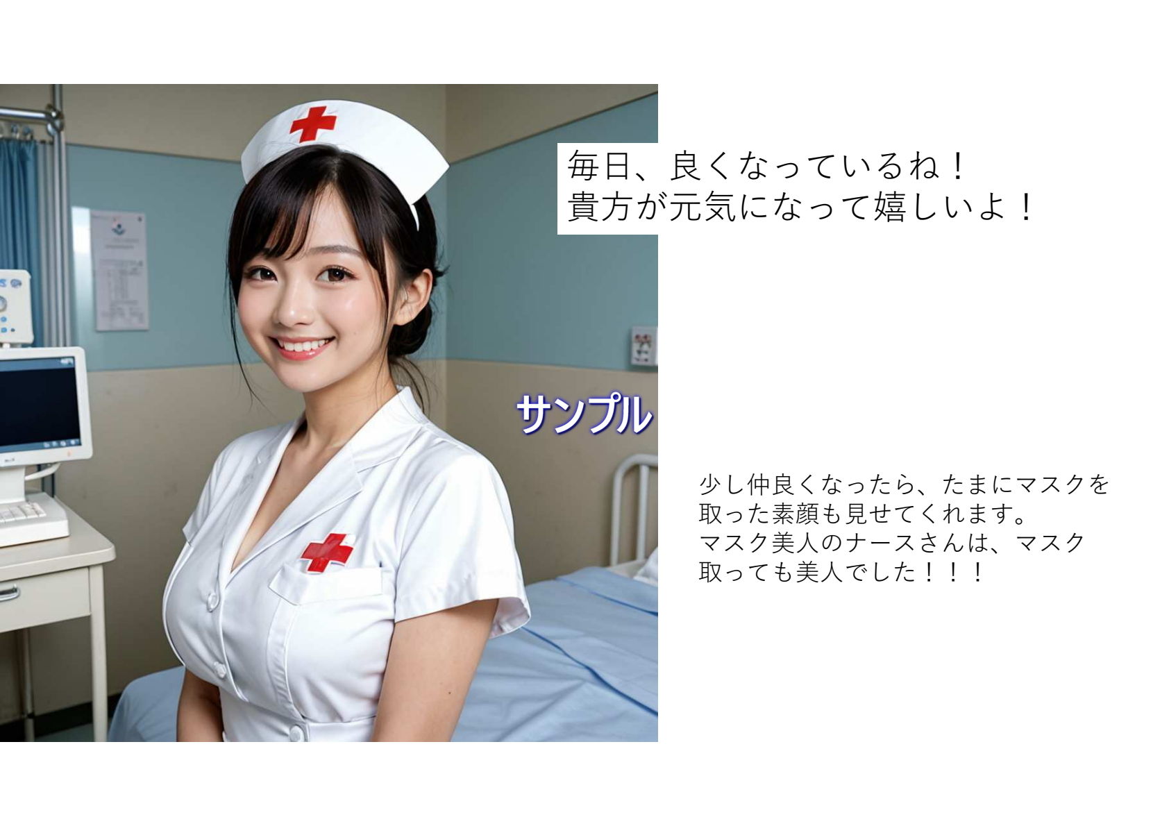 いやされたい貴方の為のAI彼女【ナース編】 サンプル9ページ目