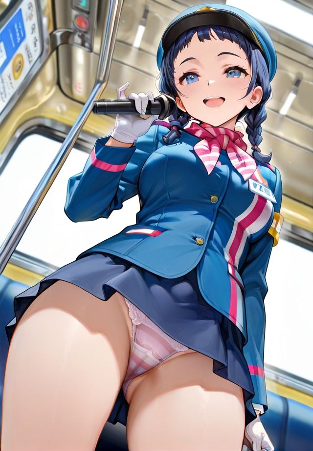 下から失礼しま〜す♪  バスガイド編 サンプル1ページ目