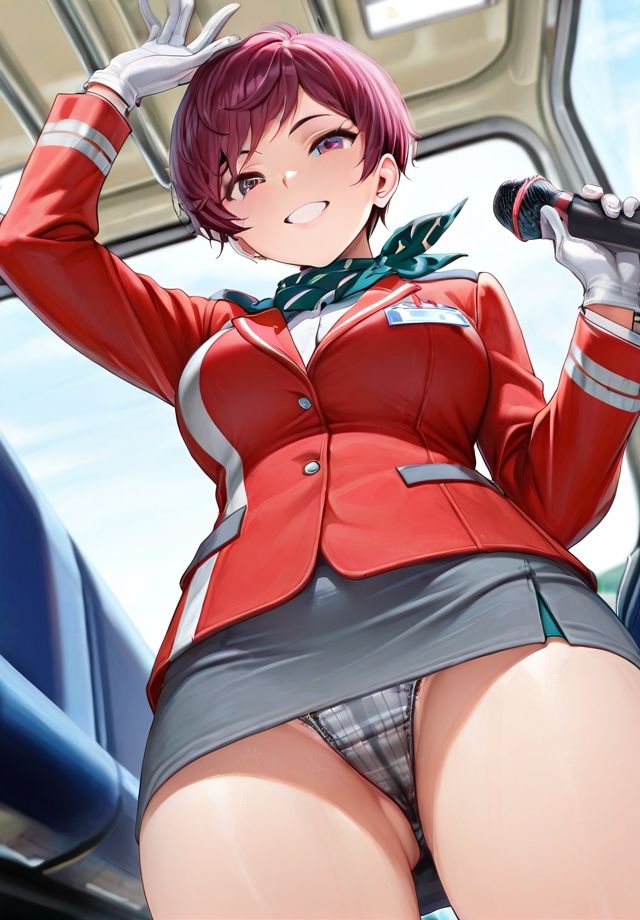 下から失礼しま〜す♪  バスガイド編 サンプル2ページ目