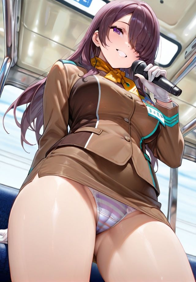 下から失礼しま〜す♪  バスガイド編 サンプル3ページ目