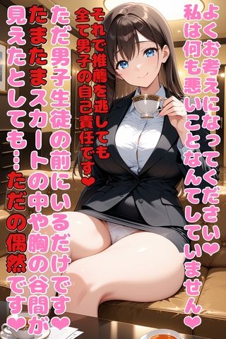 性格最悪女教師に誘惑されて大事な試験を台無しにされる サンプル4ページ目