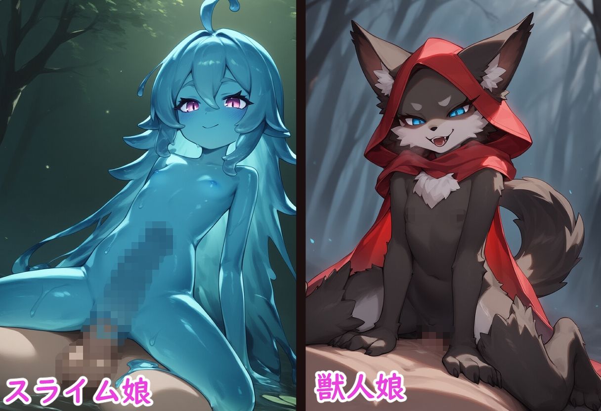 ほしょくっ！動くモンスター娘（はーと）図鑑 サンプル1ページ目