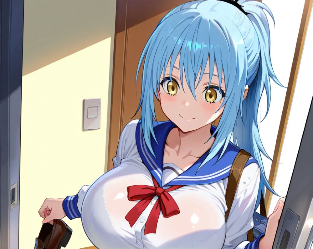 【寝取られ】日本の学園生活に戸惑う双子の巨乳美少女 シェリー＆シュリー サンプル1ページ目