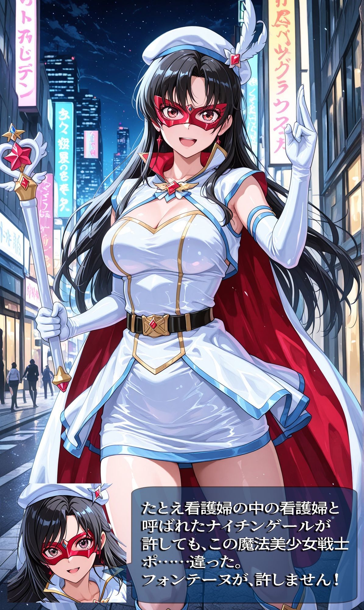 魔法美少女戦士フォン◯ーヌが負けちゃうやつ 01〜03 サンプル4ページ目