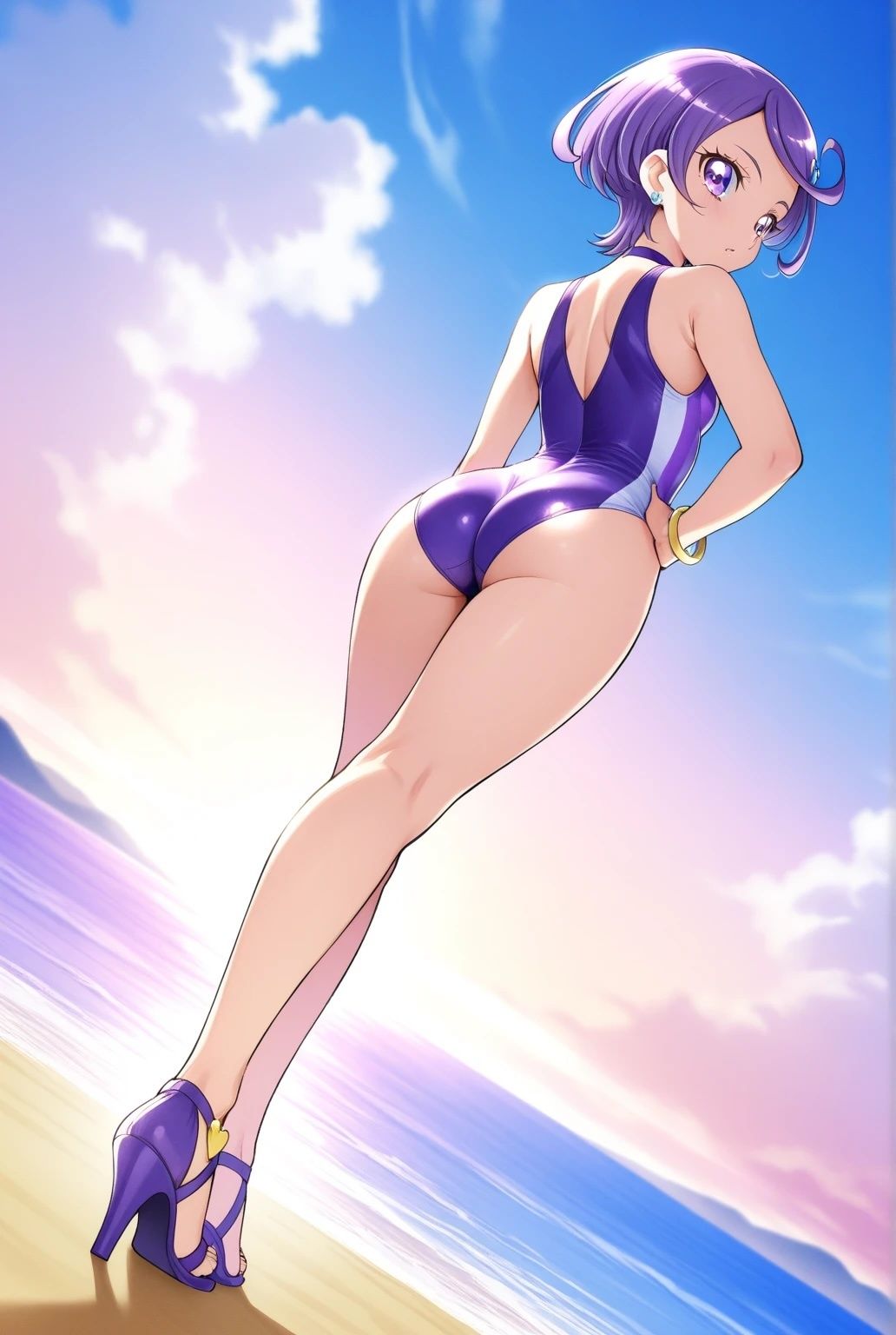 虹かけ誌  プリキュア  イラスト集18   剣崎真琴    アイカツしちゃった サンプル2ページ目